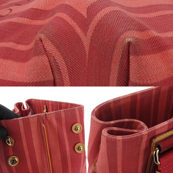LOUIS VUITTON Red Tote Bag - Picture 4 of 8